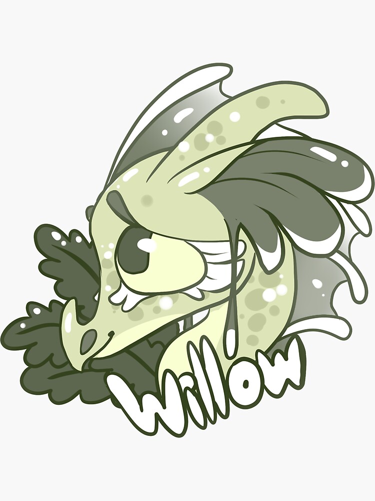 "Willow Sticker [Wings of Fire]" Sticker for Sale by OliveCow Redbubble