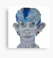 Punx Not Dead Canvas Print