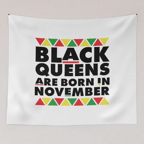Item preview, Black Queens Are born in November designed and sold by tinypurpleland.