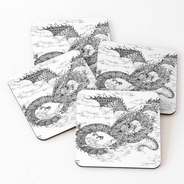 Item preview, Zentangle Dragon designed and sold by Sofia Yaron.