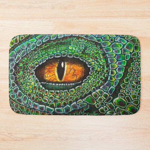Item preview, Orange Eyed Green Dragon designed and sold by Lynn Harriet.