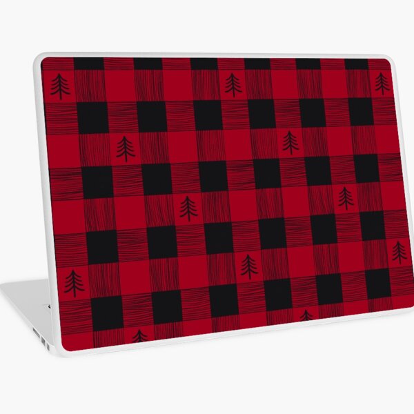 Cozy Forest Plaid Laptop Skin