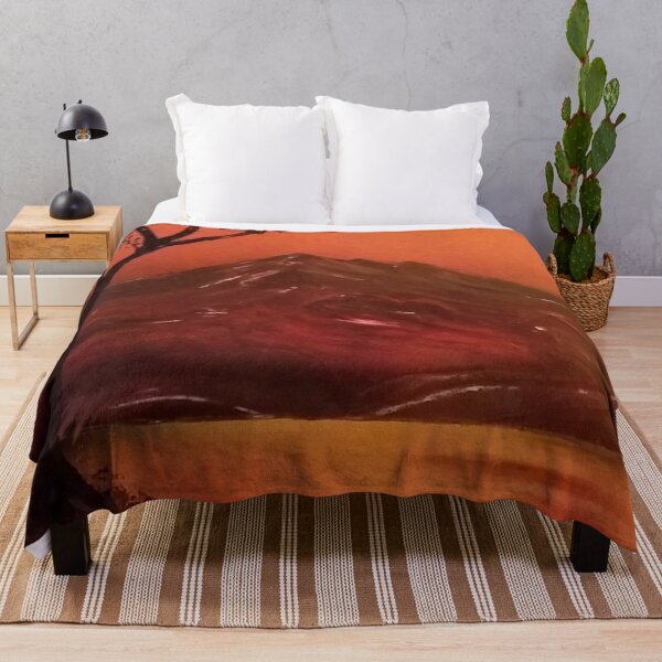 Item preview, Fire mountain sunset landscape designed and sold by edwardtiptonart.