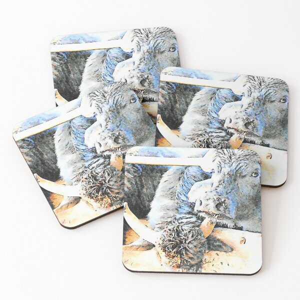Item preview, Buffaloes in the stall designed and sold by Giuseppe Cocco.