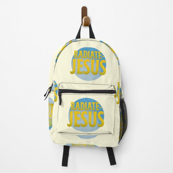 Item preview, Radiate Jesus Retro Badge Christian Motivation designed and sold by thefrshmachine.