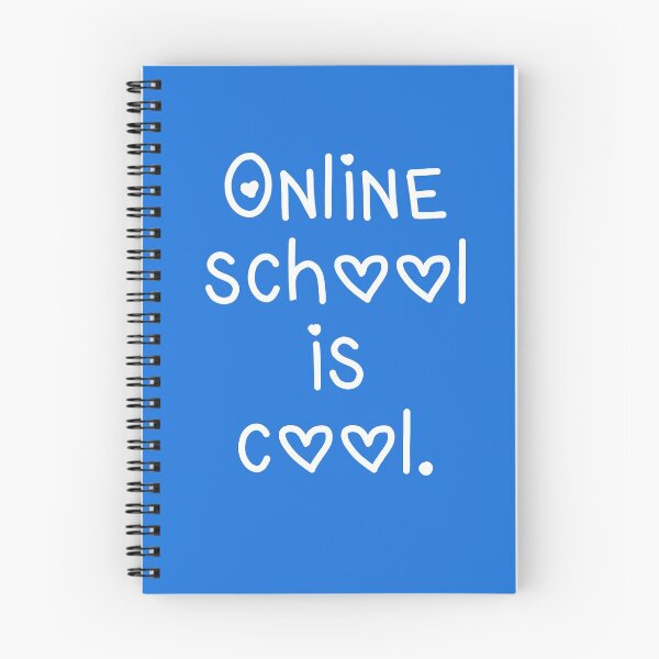 Item preview, Online School is Cool (with Hearts) designed and sold by Whoopsidoodle.