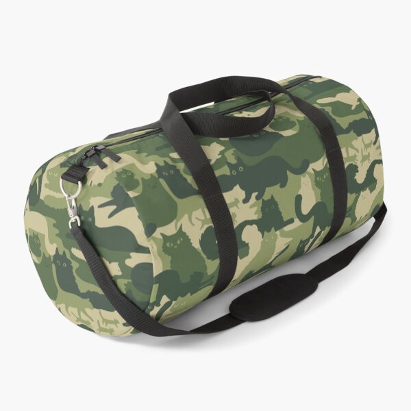 Item preview, Camouflage Pattern with Cats | Green Cat Camo designed and sold by Jenn Inashvili.