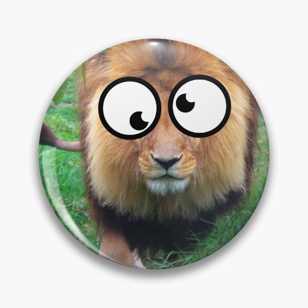 Item preview, Googly Eyed Lion designed and sold by FullonFulton.