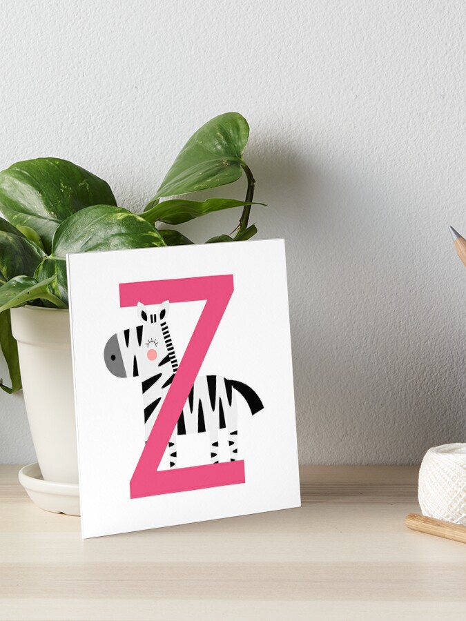 Z Zebras 8 X 10 Canvas Art Design. 