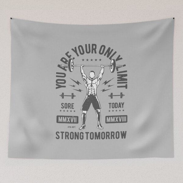 Item preview, You Are Your Only Limit. Sore Today, Strong Tomorrow. designed and sold by wkyip79.