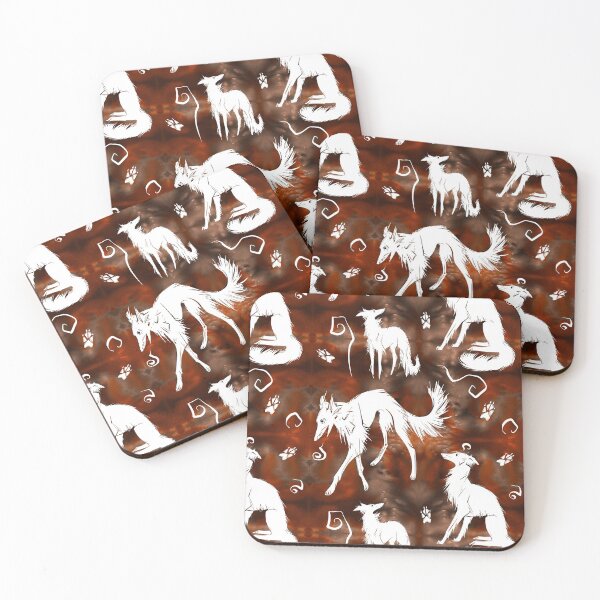 Item preview, Ghostly Silkens in Russet designed and sold by LauraGarabedian.