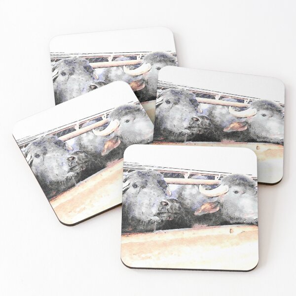 Item preview, Buffaloes in the stall designed and sold by Giuseppe Cocco.