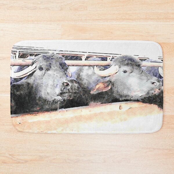 Item preview, Buffaloes in the stall designed and sold by Giuseppe Cocco.