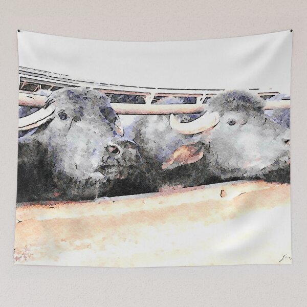 Item preview, Buffaloes in the stall designed and sold by Giuseppe Cocco.