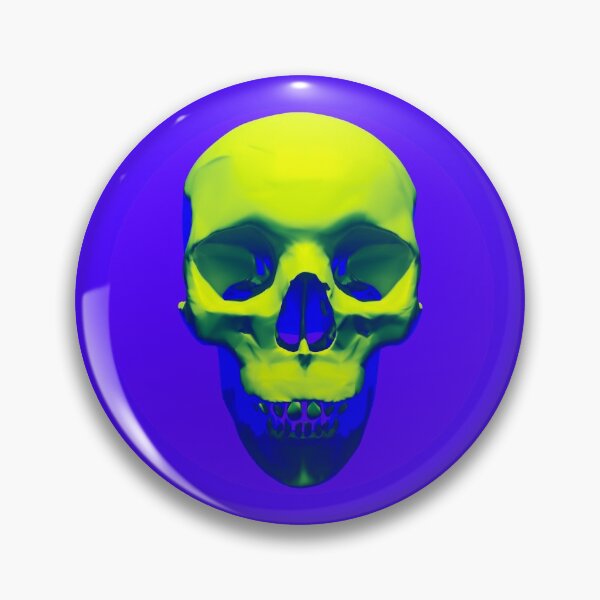 Item preview, Skull (Halloween) - Bright Green on Purple designed and sold by MisterSquid.