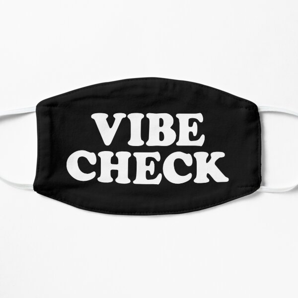 Vibe Check Face Masks Redbubble - vibe check mask roblox