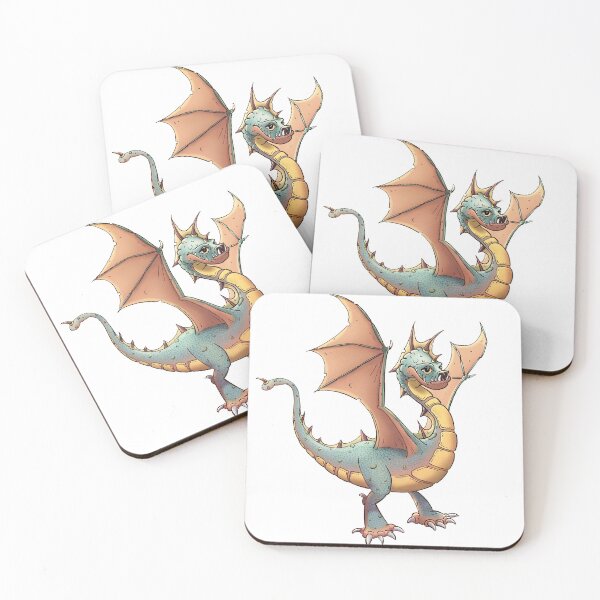 Item preview, Little dragon with blue scales designed and sold by mesange-art.