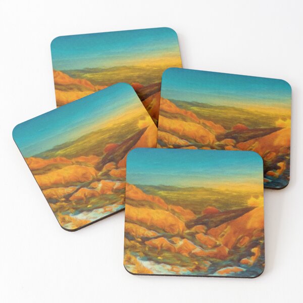 Item preview, Red rocky mountains designed and sold by Red Witch Art.