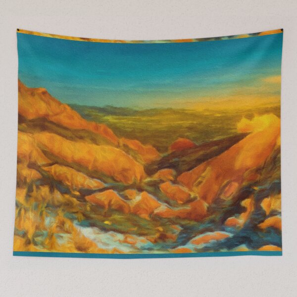 Item preview, Red rocky mountains designed and sold by Red Witch Art.
