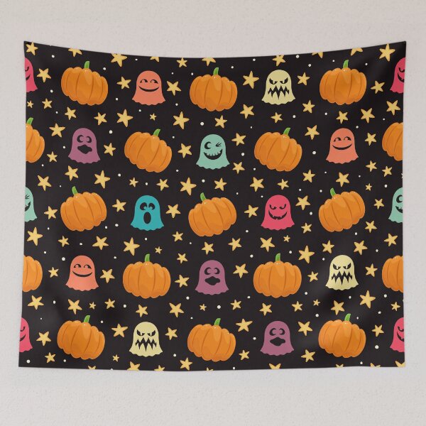 Item preview, Halloween Pumpkin Ghosts designed and sold by Vector Scout Lab.