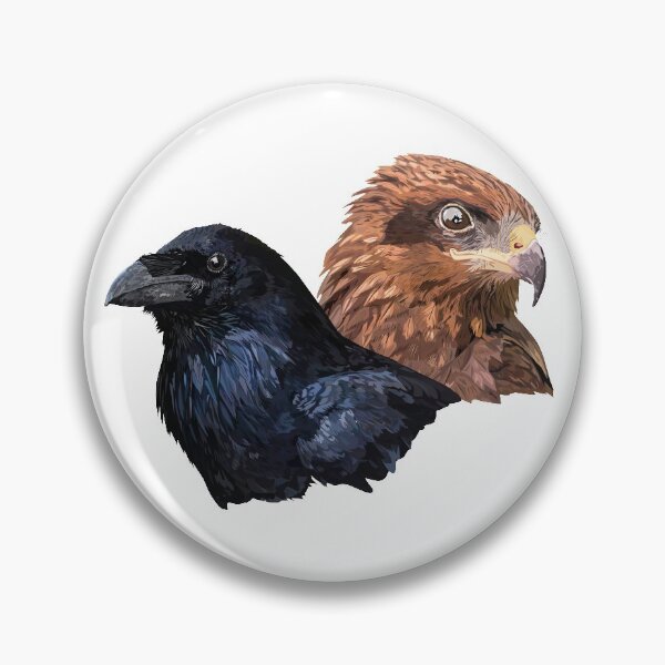 Item preview, Hawk and raven designed and sold by obscurite.