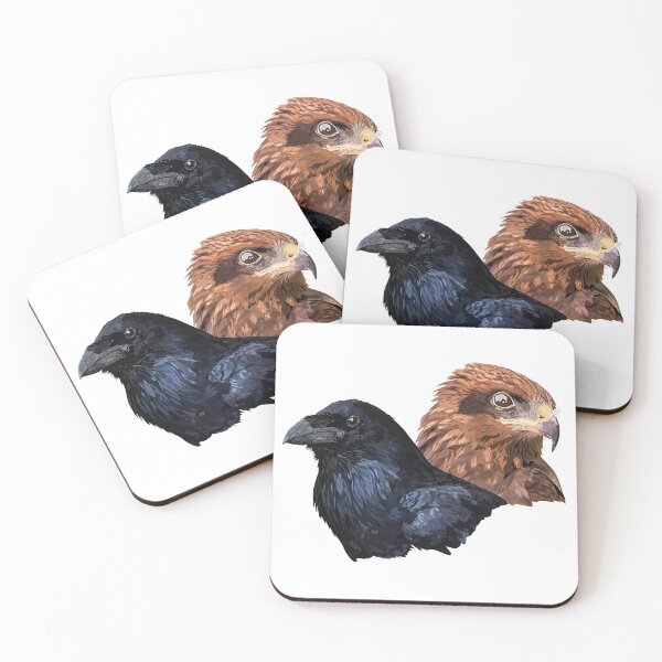 Item preview, Hawk and raven designed and sold by obscurite.