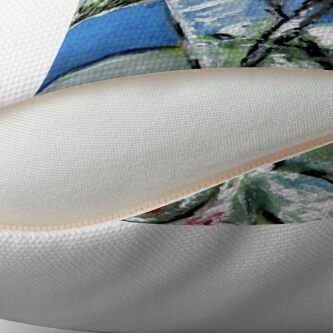 Alternate view of Window Bouquet No2. Throw Pillow