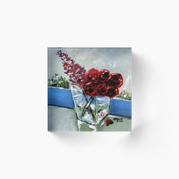 Window Bouquet No2. Acrylic Block