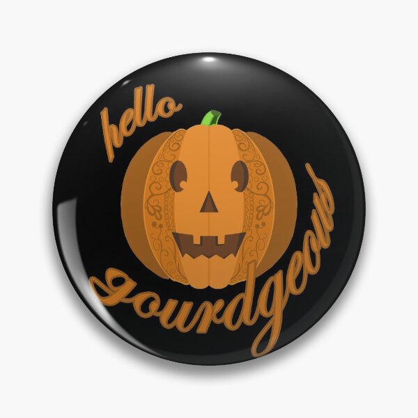 Item preview, Hello Gourdgeous Doodle Pumpkin designed and sold by MaryaMeerkat.