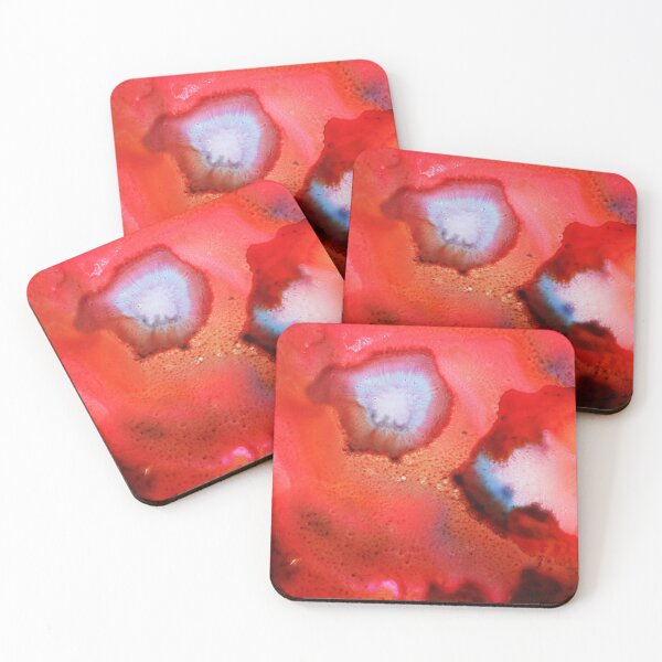 Item preview, Cosmic Red Ink Abstract Painting Design designed and sold by NancyMerkle.