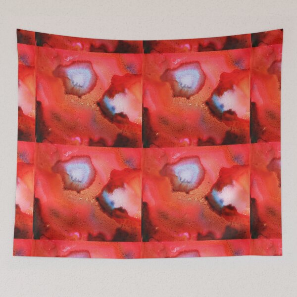Item preview, Cosmic Red Ink Abstract Painting Design designed and sold by NancyMerkle.