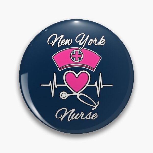 Item preview, New York Nurse - Nurse Hat, Heart, and Stethoscope designed and sold by Drucifer76.