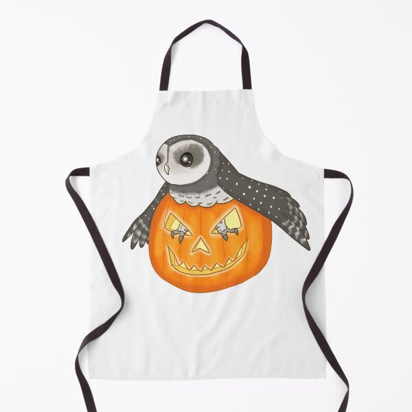 Item preview, Sooty Owl In A Jack-O-Lantern designed and sold by RaisedCrests.
