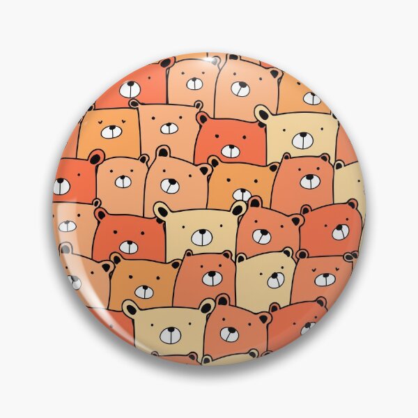 Item preview, Cuddly Doodle Cartoon Teddy Bears designed and sold by Vector Scout Lab.