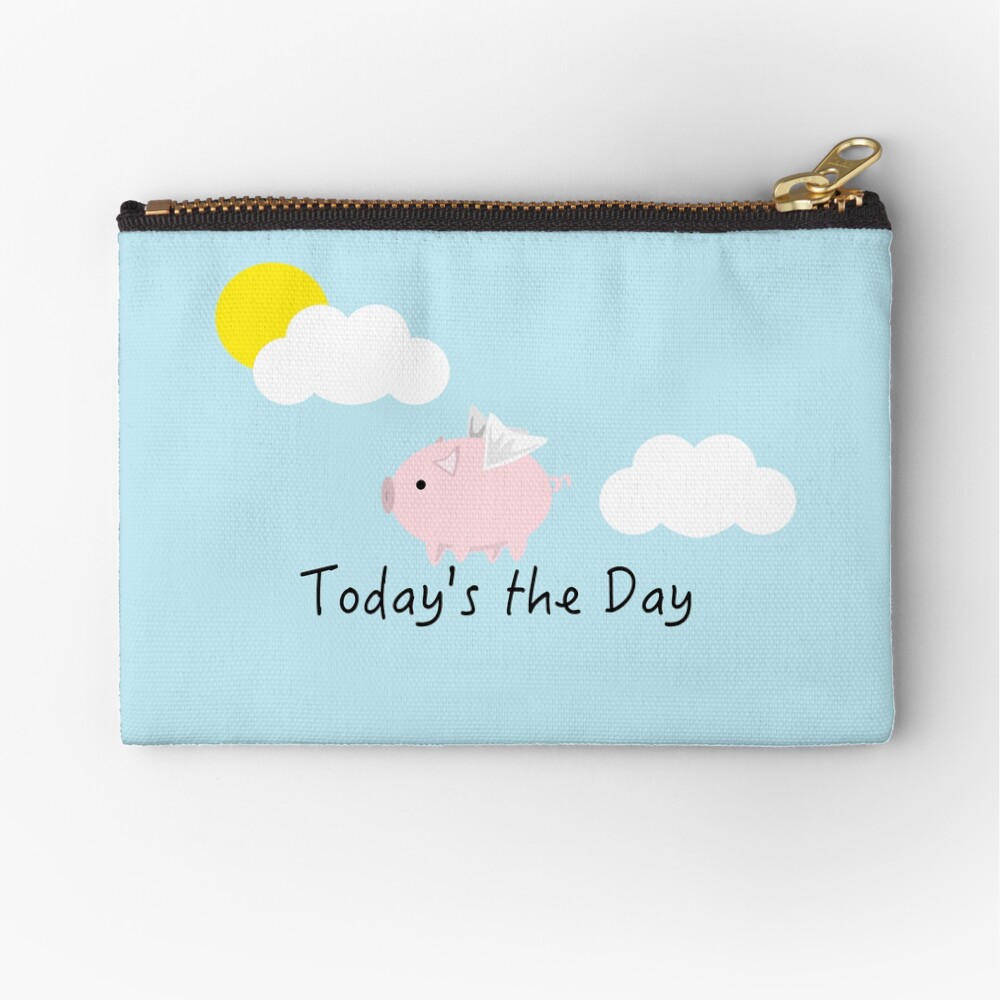 When Pigs Fly Zipper Pouch