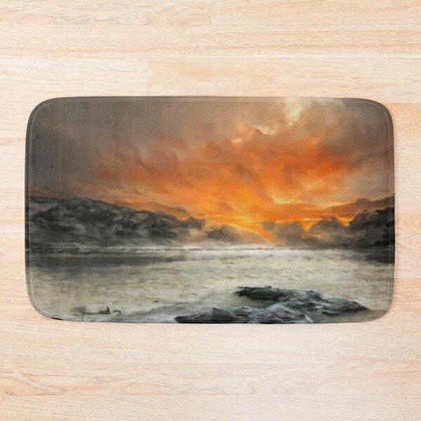 Item preview, Burning sunset sky designed and sold by Red Witch Art.