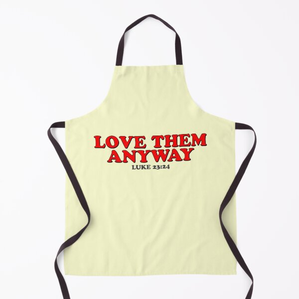 Item preview, Love Them Anyway Red Bible Quote Jesus designed and sold by thefrshmachine.