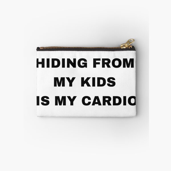 Item preview, HIDING FROM MY KIDS IS MY CARDIO designed and sold by angelescar.