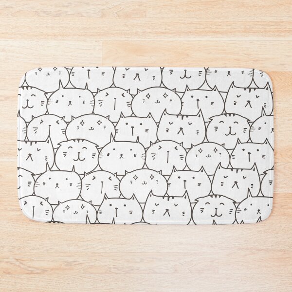 Item preview, Cute Doodle Cartoon Kitty Cats designed and sold by Vector Scout Lab.
