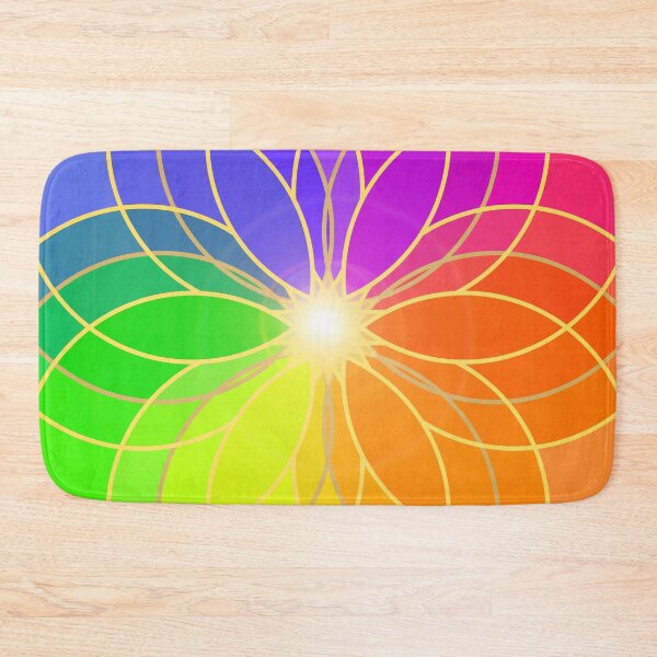 Item preview, The vibration of colors mandala designed and sold by MandalaSoul.