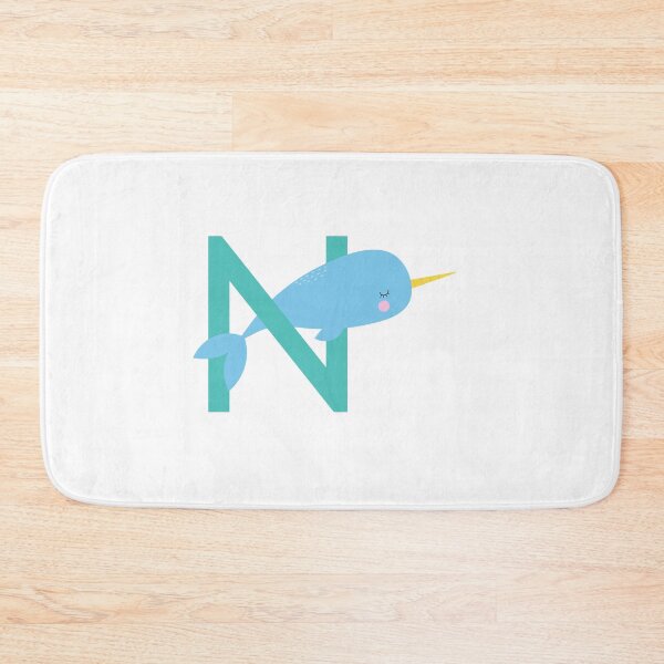 Item preview, Narwhal Letter N | Kids Alphabet designed and sold by SerendipityNow.