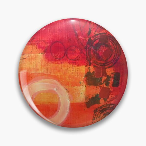 Item preview, Hand Painted Abstract Art Red Textures designed and sold by NancyMerkle.