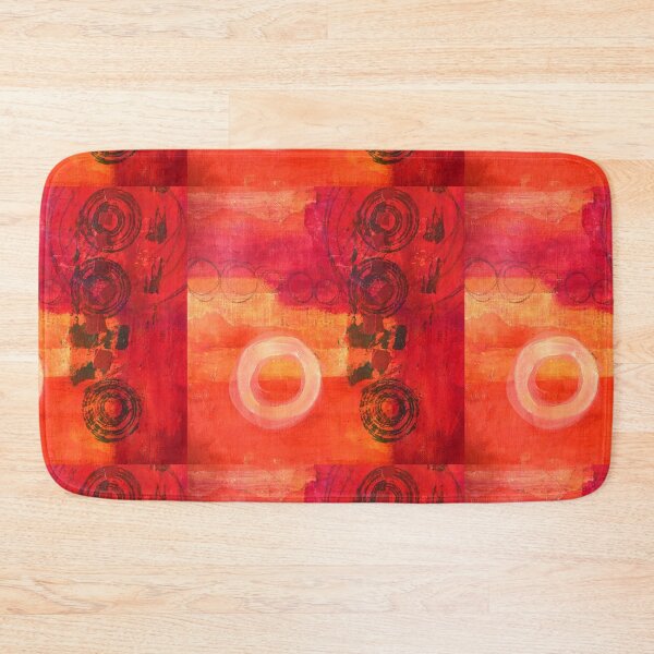 Item preview, Hand Painted Abstract Art Red Textures designed and sold by NancyMerkle.