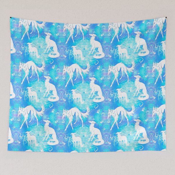 Item preview, Ghostly Silkens in Lavandar Skies designed and sold by LauraGarabedian.