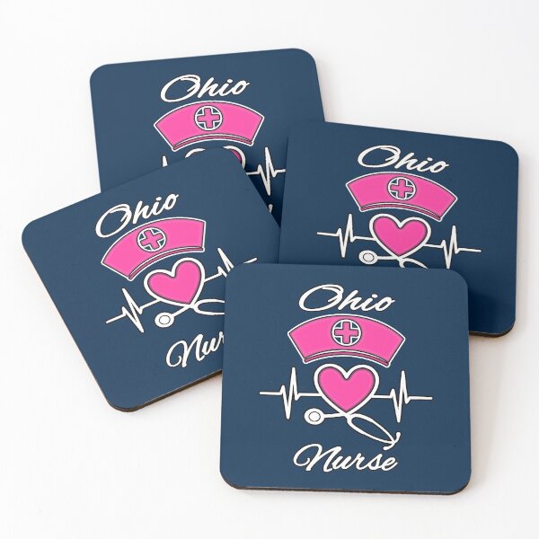 Item preview, Ohio Nurse - Nurse Hat, Heart, and Stethoscope designed and sold by Drucifer76.