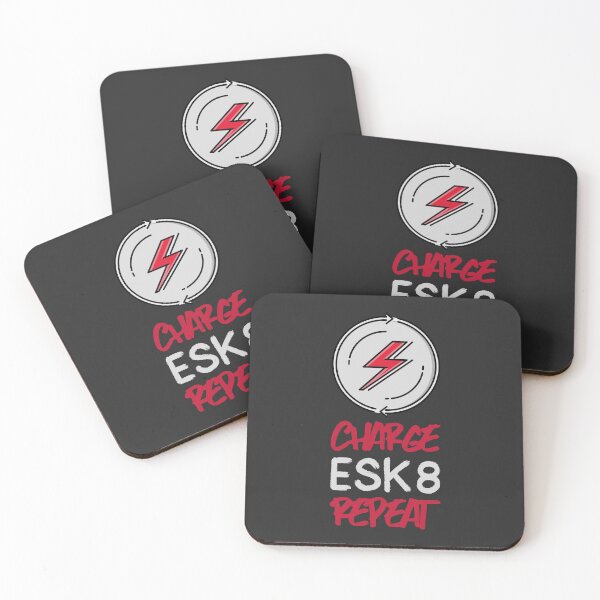 Item preview, Charge, ESK8, Repeat. designed and sold by SilverFoxStore.