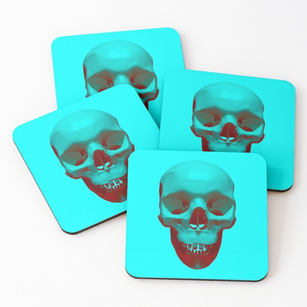 Item preview, Skull (Halloween) - Light Blue designed and sold by MisterSquid.