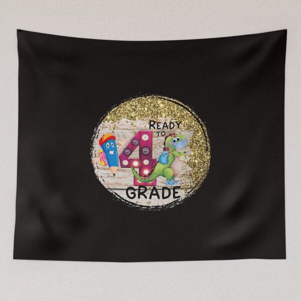 Item preview, 4th Grade: Happy Back To School designed and sold by cutitoutsir.