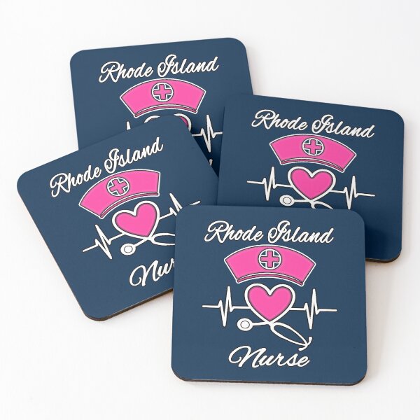 Item preview, Rhode Island Nurse - Nurse Hat, Heart, and Stethoscope designed and sold by Drucifer76.