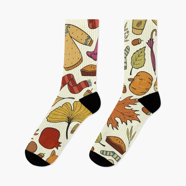 Item preview, Cozy Autumn Fall Season Elements designed and sold by Vector Scout Lab.